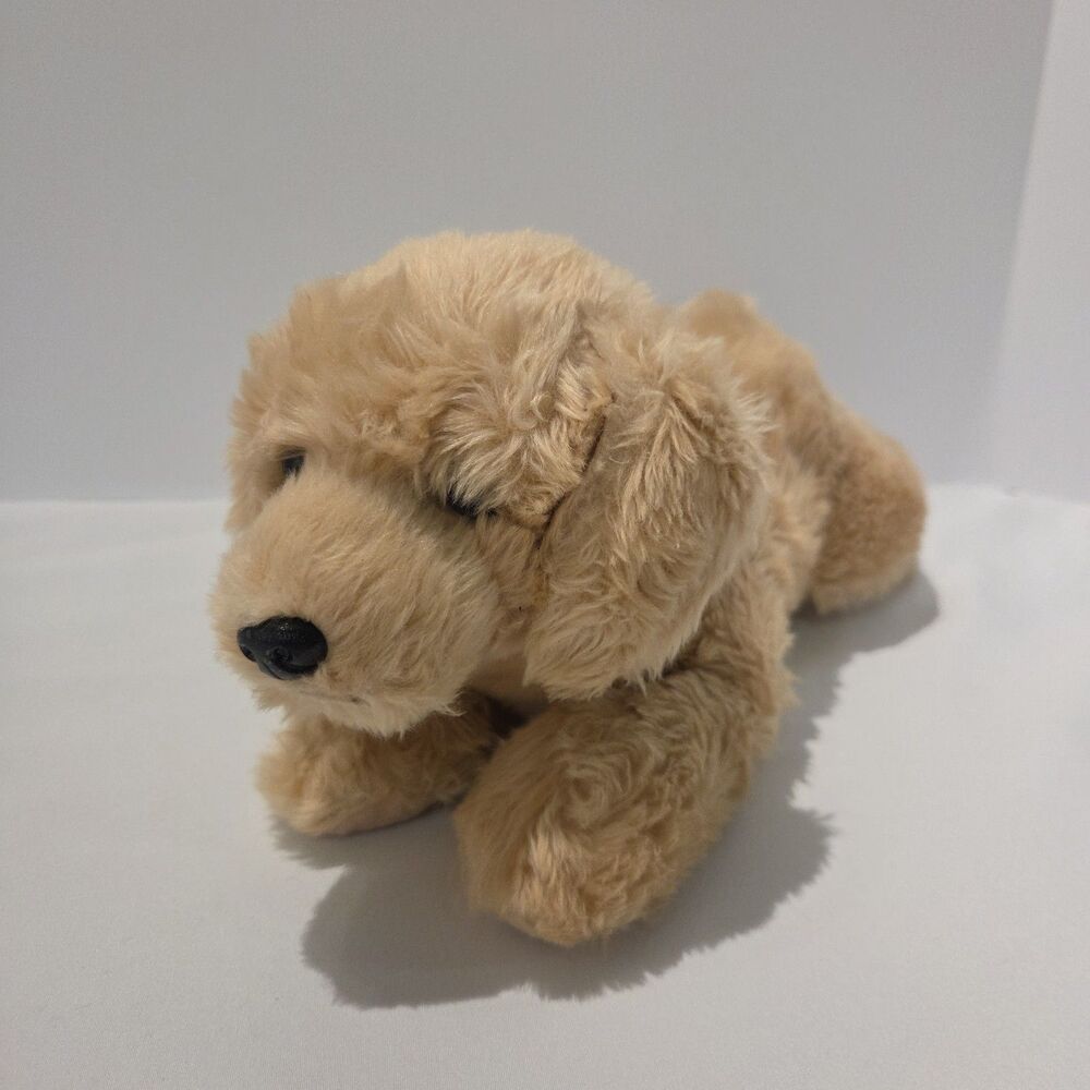 Aurora 12" Goldie Golden Retriever Puppy Dog Plush Stuffed Animal Toy Beanie